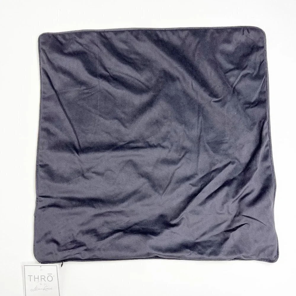 NWT THRO by Marlo Lorenz Velvet Light-Up Pumpkin Pillow Cover 20